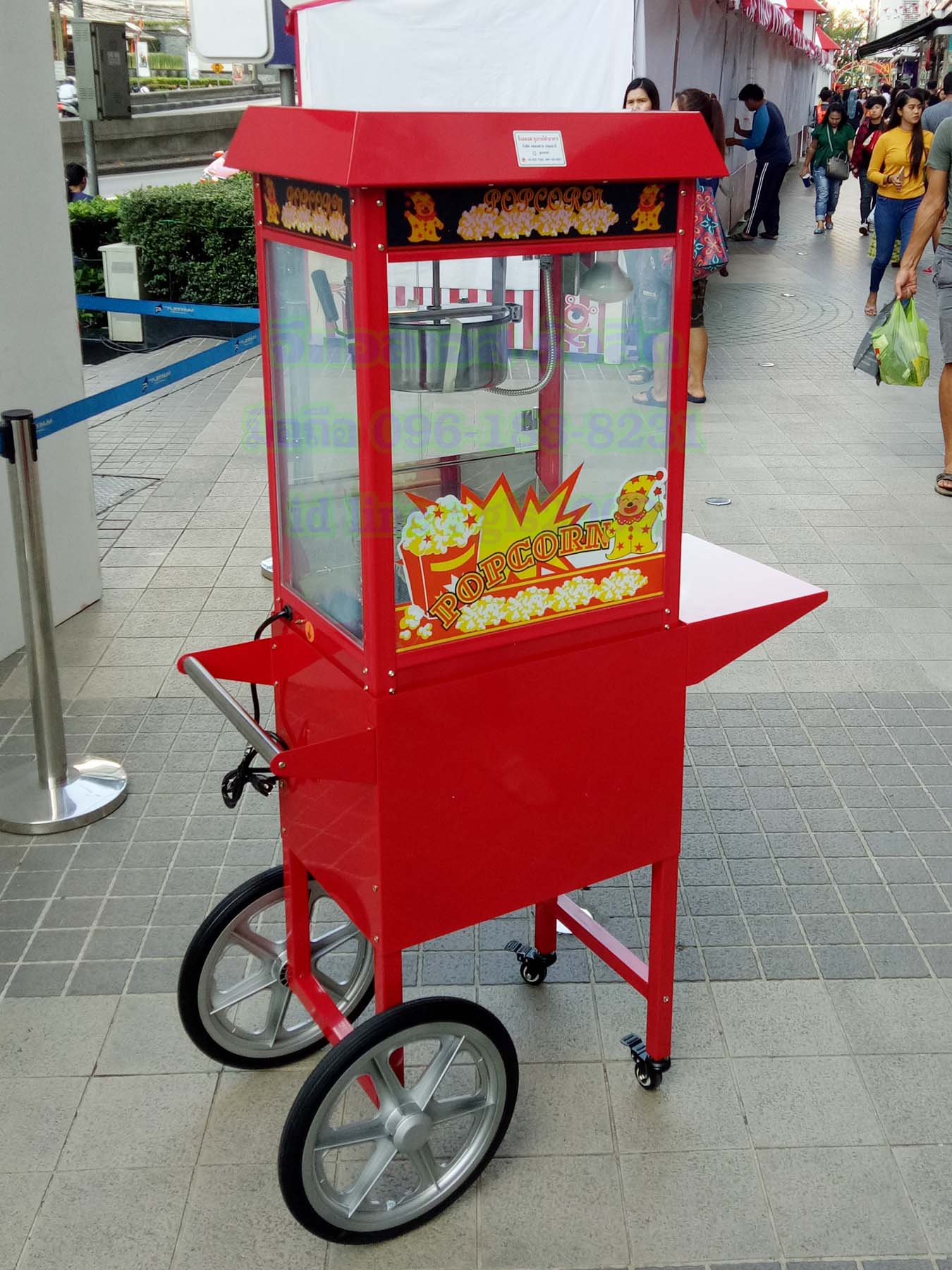 รถตู้ป๊อปคอร์นไฟฟ้าเกรดเอ