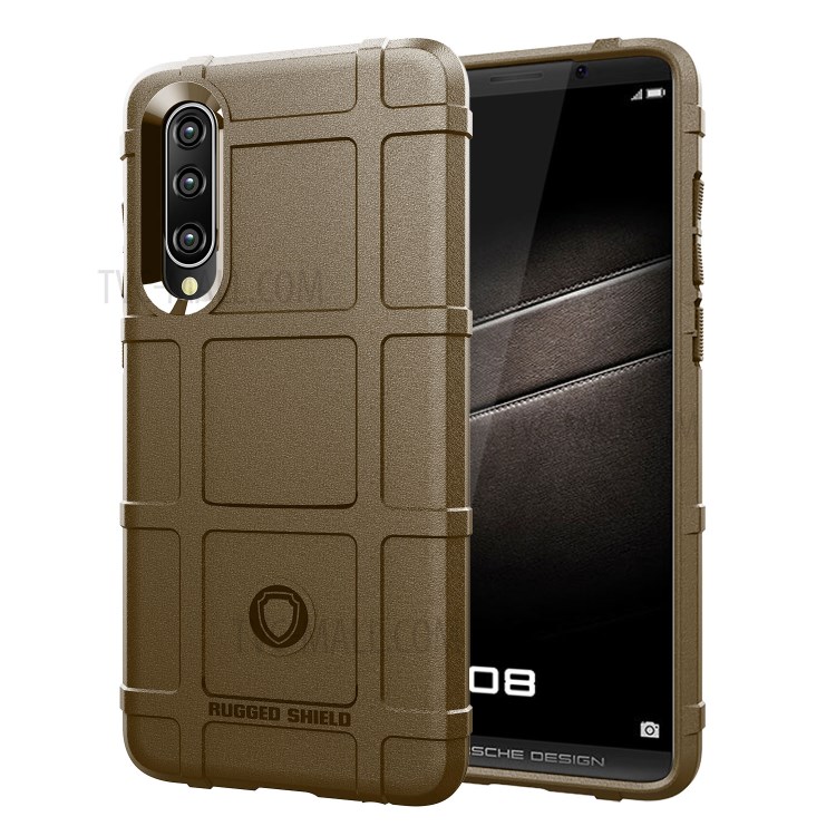 Case Huawei P30 / Pre-Order * Anti-shock ป้องกันการกระแทกตารางสี่เหลี่ยมเนื้อ TPU *