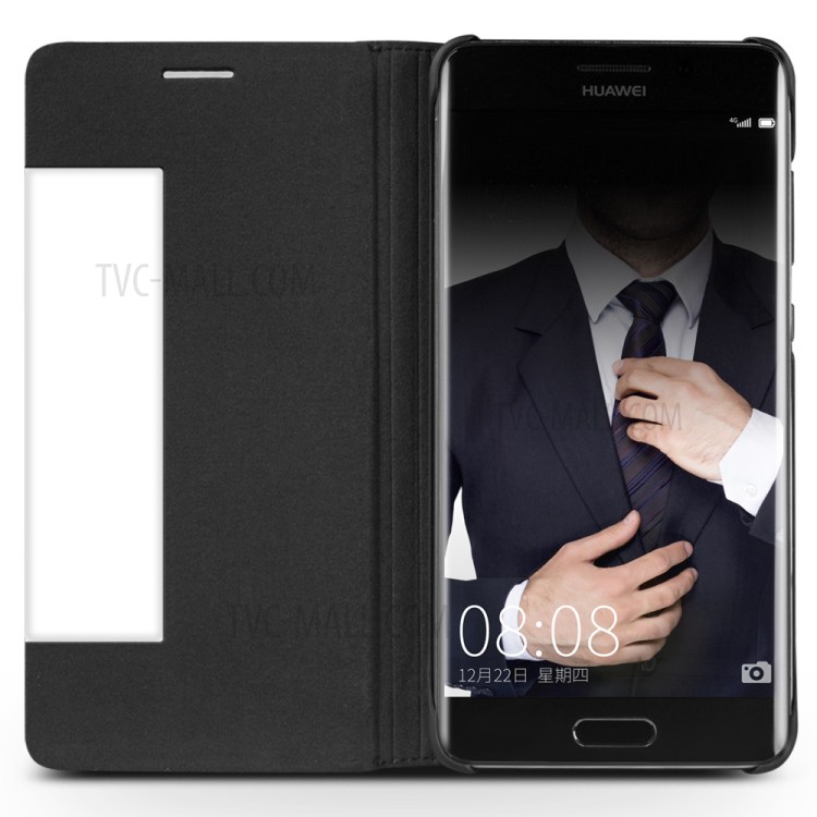 Case Huawei Mate 9 Pro / Pre-order * QIALINO สมาร์ท หน้าต่างดูหนังวัวแท้ เยอรมนีนำเข้า *