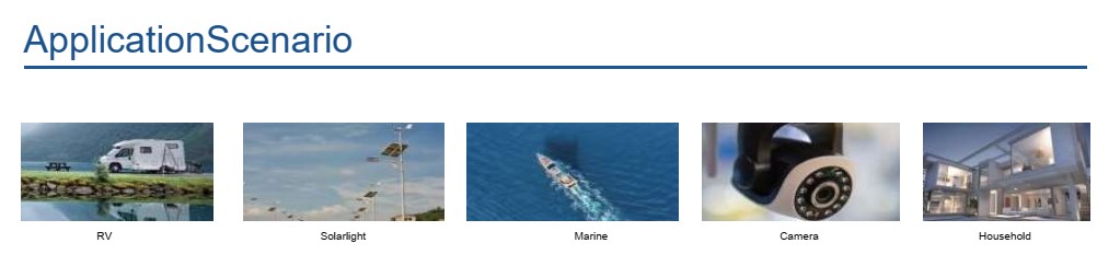 Vestwoods แบตเตอรี่ลิเธียมไอออนฟอสเฟต Lithium Iron Phosphate (LiFePO4) ความจุ 8Ah แรงดัน 12V สำหรับระบบโซล่าเซลล์ (VC1208-E)