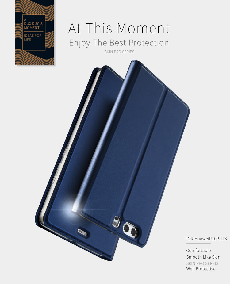 Case Huawei P10 Plus / Pre-order * DUX DUCIS เคสหนัง PU ที่มันวาวที่ได้รับการคัดสรรมาอย่างดีผิวเรียบเนียน *