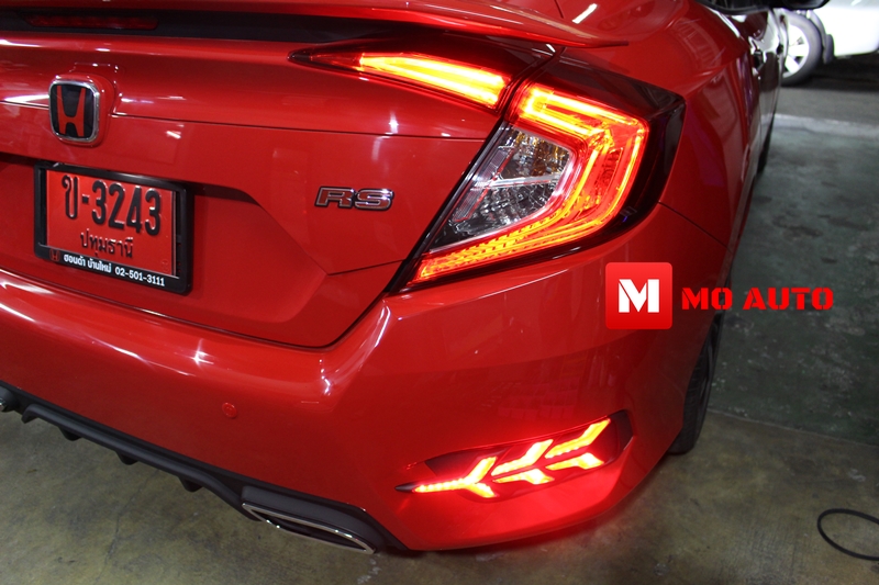 ไฟเบรคกันชนท้าย AUDI Style Civic FC 2016-2021