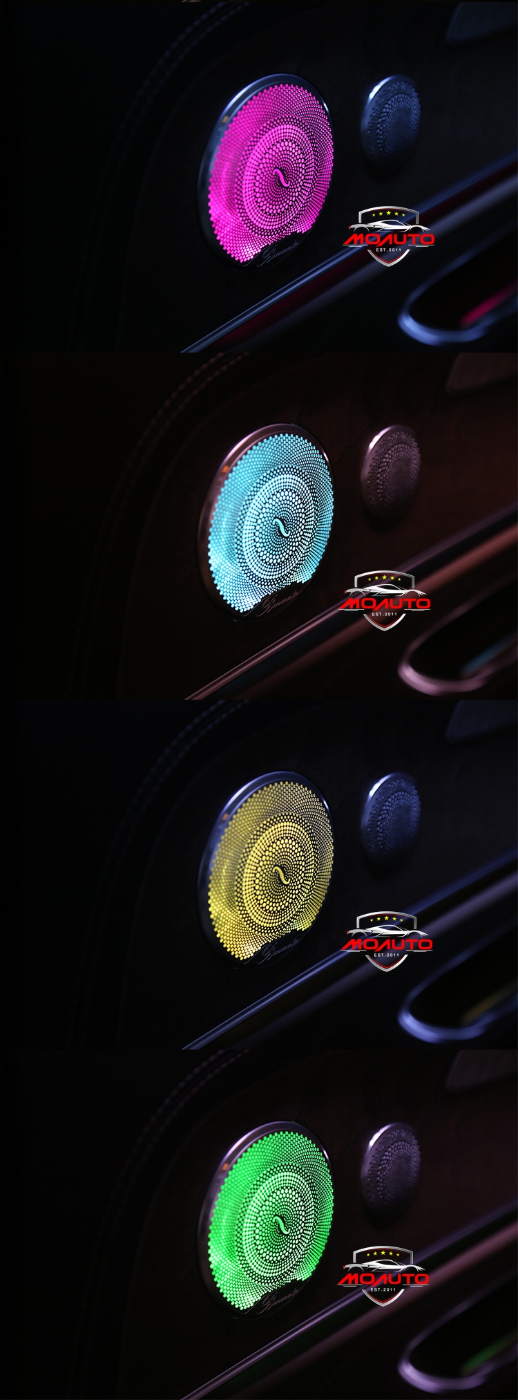 ฝาครอบลำโพงแผงข้างประตู AMBIENT LIGHT - C200 C250 W205