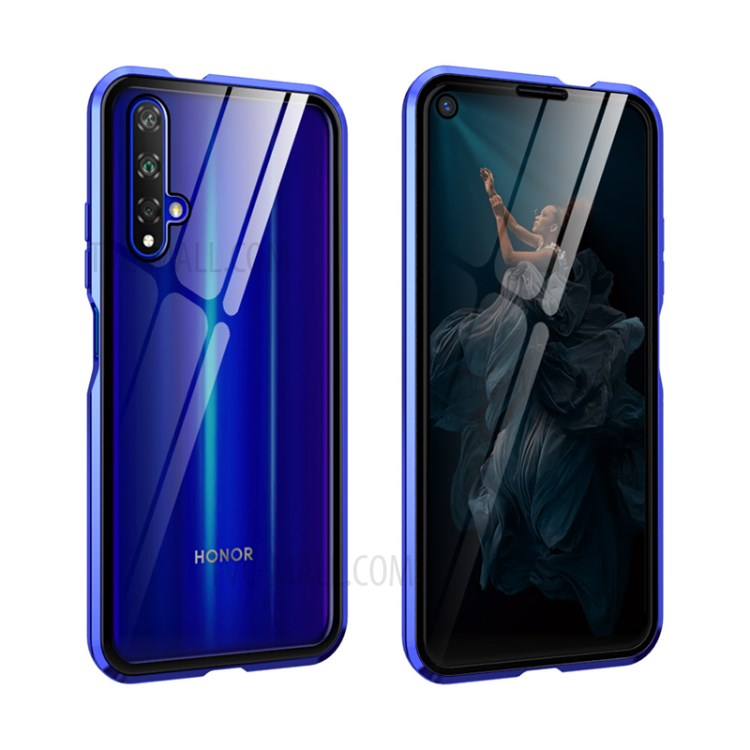 Case Huawei Nova 5T / Pre-order * Fully 360 องศา ความแข็งที่แข็งแกร่งกระจก + กรอบโลหะแม่เหล็ก *