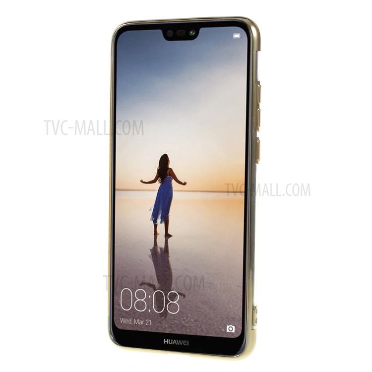 Case Huawei P20 / Pre-order * CAFELE TPU Case ชุบไฟฟ้าบนขอบ, cutouts และปุ่มเงามันวาว *