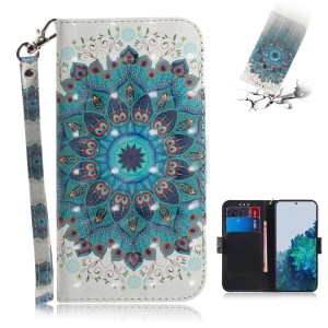 Case Samsung Galaxy S21 5G / Pre-Order * เคสรูปแบบการตกแต่งจุดไฟการพิมพ์กระเป๋าสตางค์ *
