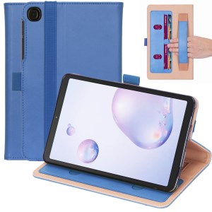 Case Samsung Galaxy Tab A7 (2020)/ Pre-Order * เคสแท็บเล็ตขาตั้งหนังพลิกสไตล์ธุรกิจพร้อมช่องเสียบการ์ด *