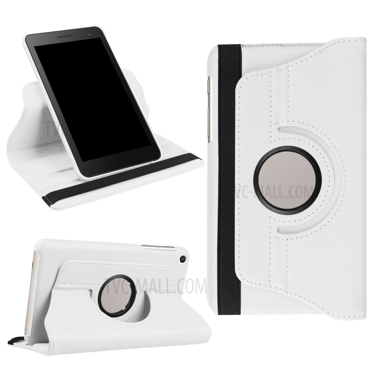 Case Huawei Mediapad T2 7.0 / Pre-order * เคสหนัง PU พื้นผิวลิ้นจี่ หมุน 360 องศา *