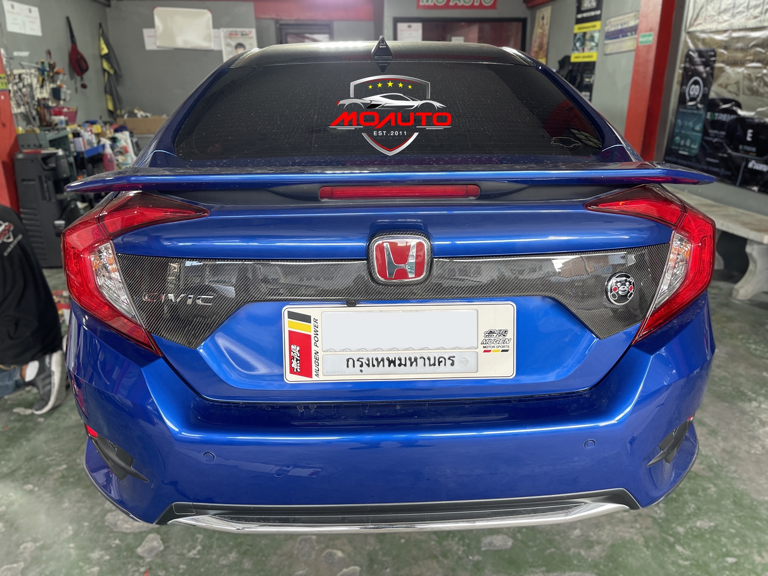 ฝาครอบฝากระโปรงท้าย คาร์บอนแท้ CIVIC FC 2016-2021