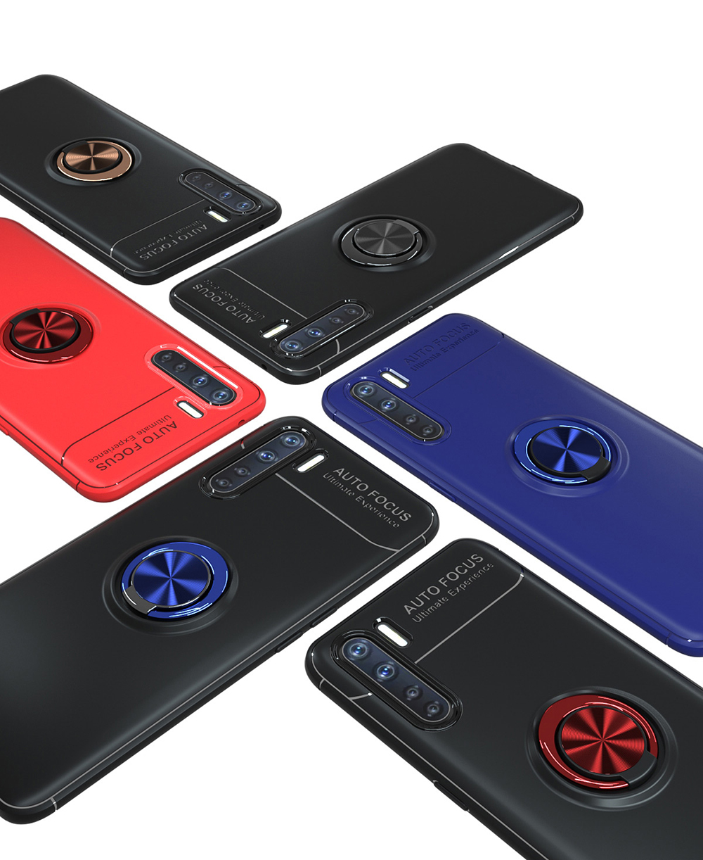 Case OPPO A91 / Pre-order * แหวนนิ้วขาเคส TPU ที่ใส่แหวนในตัวช่วยให้ใช้งานได้ง่าย ยังสามารถทำหน้าที่เป็นขาตั้งหมุนได้ 360 องศา *