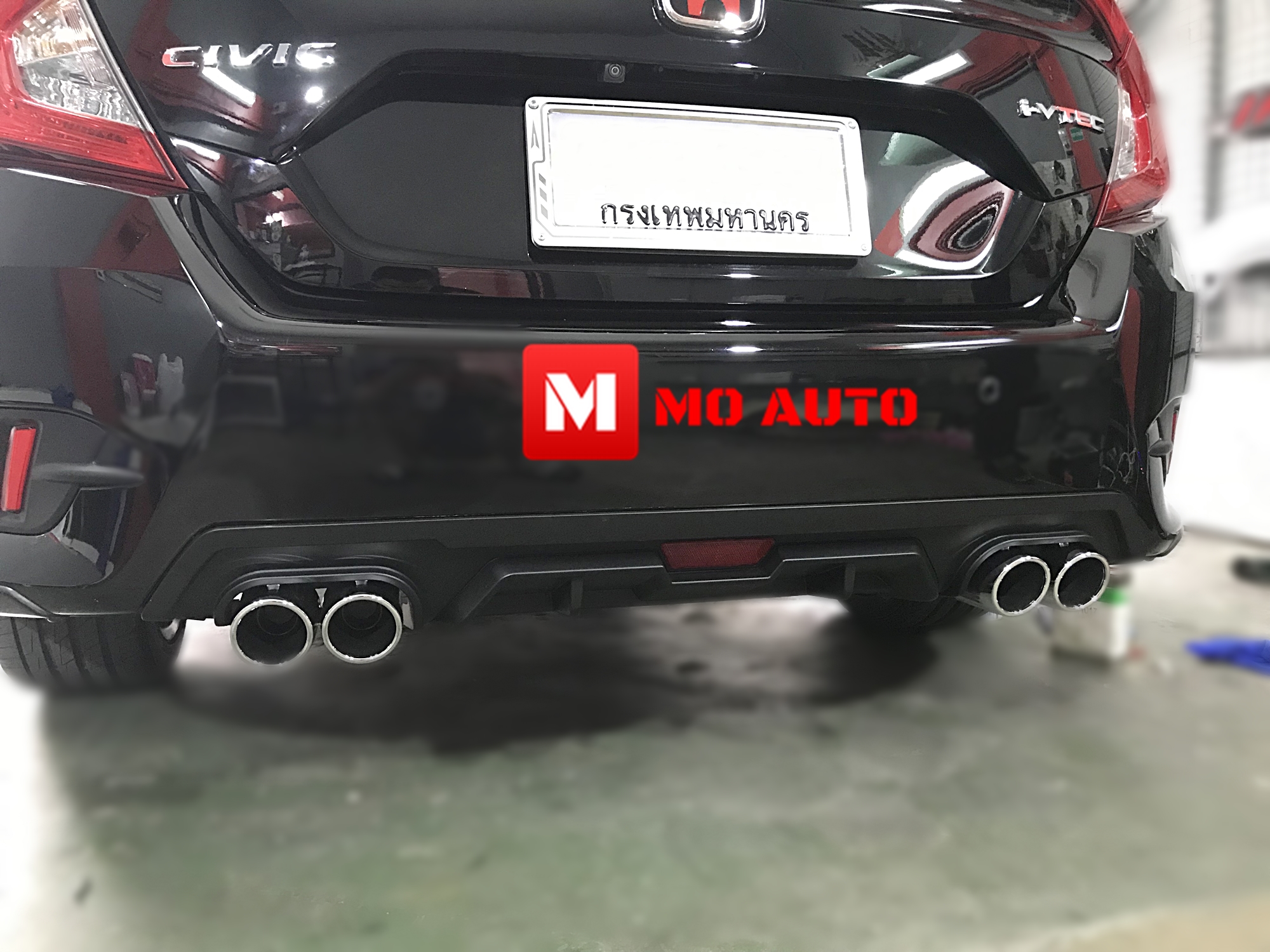 Diffuser ทรง Sport พร้อมปลายท่อหลอก CIVIC FC 2016-2021