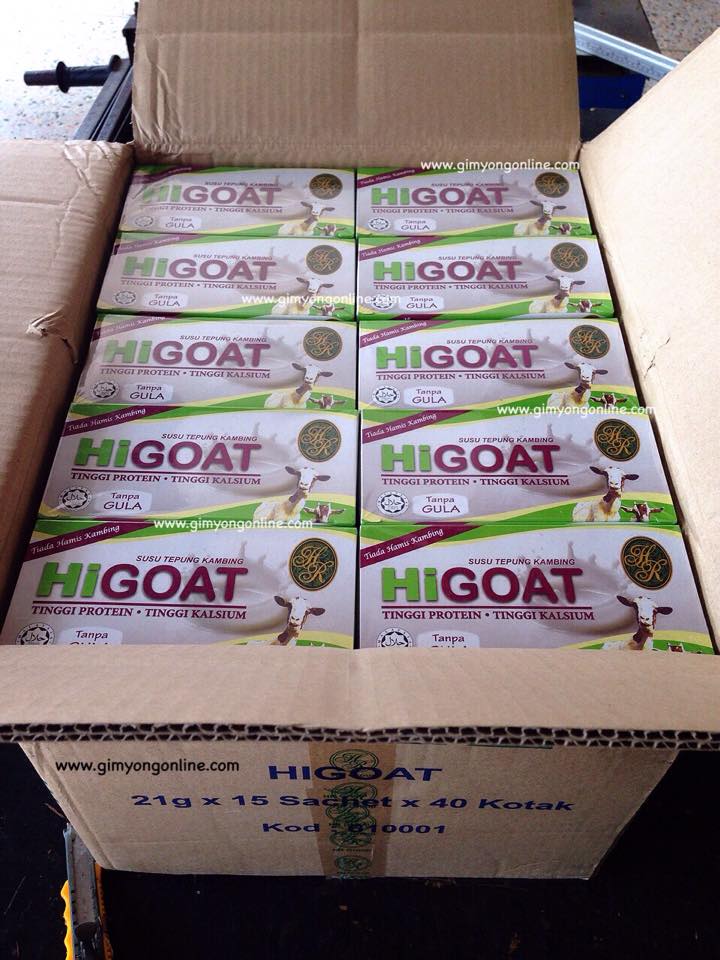 นมแพะ HIGOAT ไฮโก๊ท (รสธรรมชาติ) (1 ลัง บรรจุ 40 กล่อง)