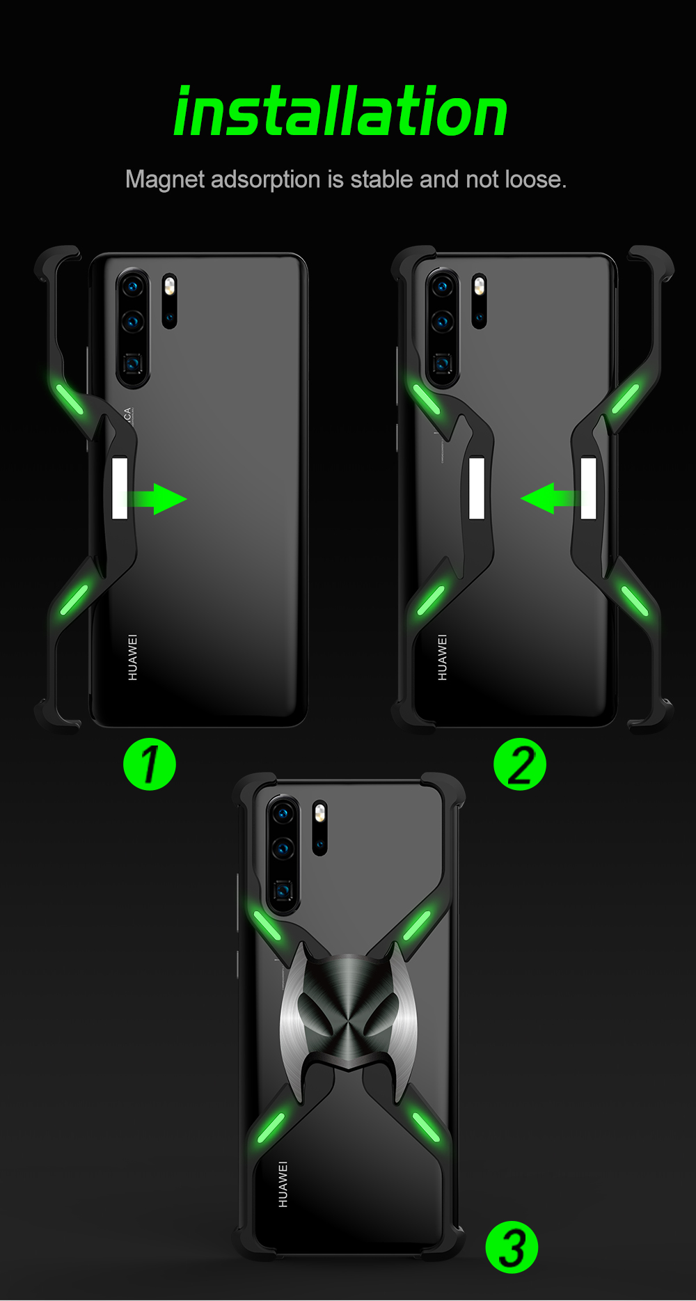Case Huawei P30 Pro # Pre-Order * R-JUST X-Shaped ส่องสว่าง สดุโลหะที่นำมาใช้ตัวเรือนรูปตัว X นี้ไม่เพียง แต่แข็งแรงและทนทาน *