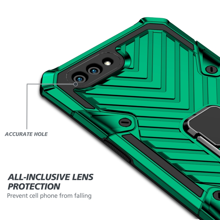 Case OPPO A3S / Pre-order * Cool Armor PC + เคสกันกระแทก TPU พร้อมที่วางแหวนหมุนได้ 360 องศา *