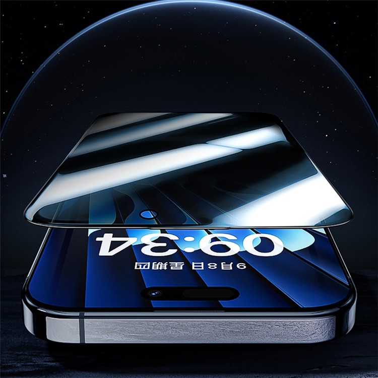 กระจกกันรอย iPhone 15 Pro Max # Pre-order * BENKS King Kong Series Anti-peeping ป้องกันหน้าจอ Corning Gorilla Glass ฟิล์มคลุมทั้งหมด *