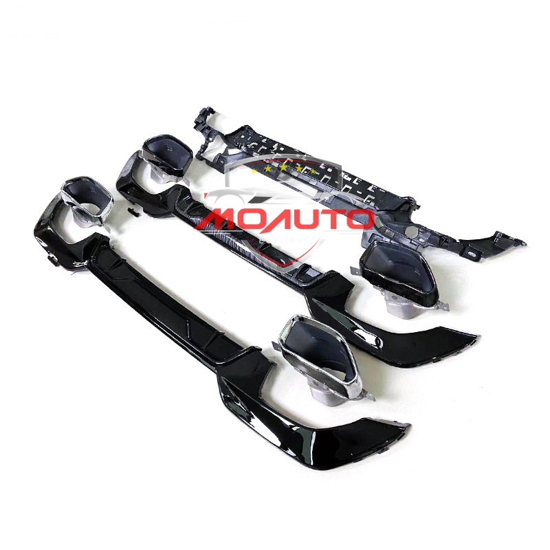 DIFFUSER ท้ายททรง M340i + ปลายท่อใบไม้คู่ BMW G20