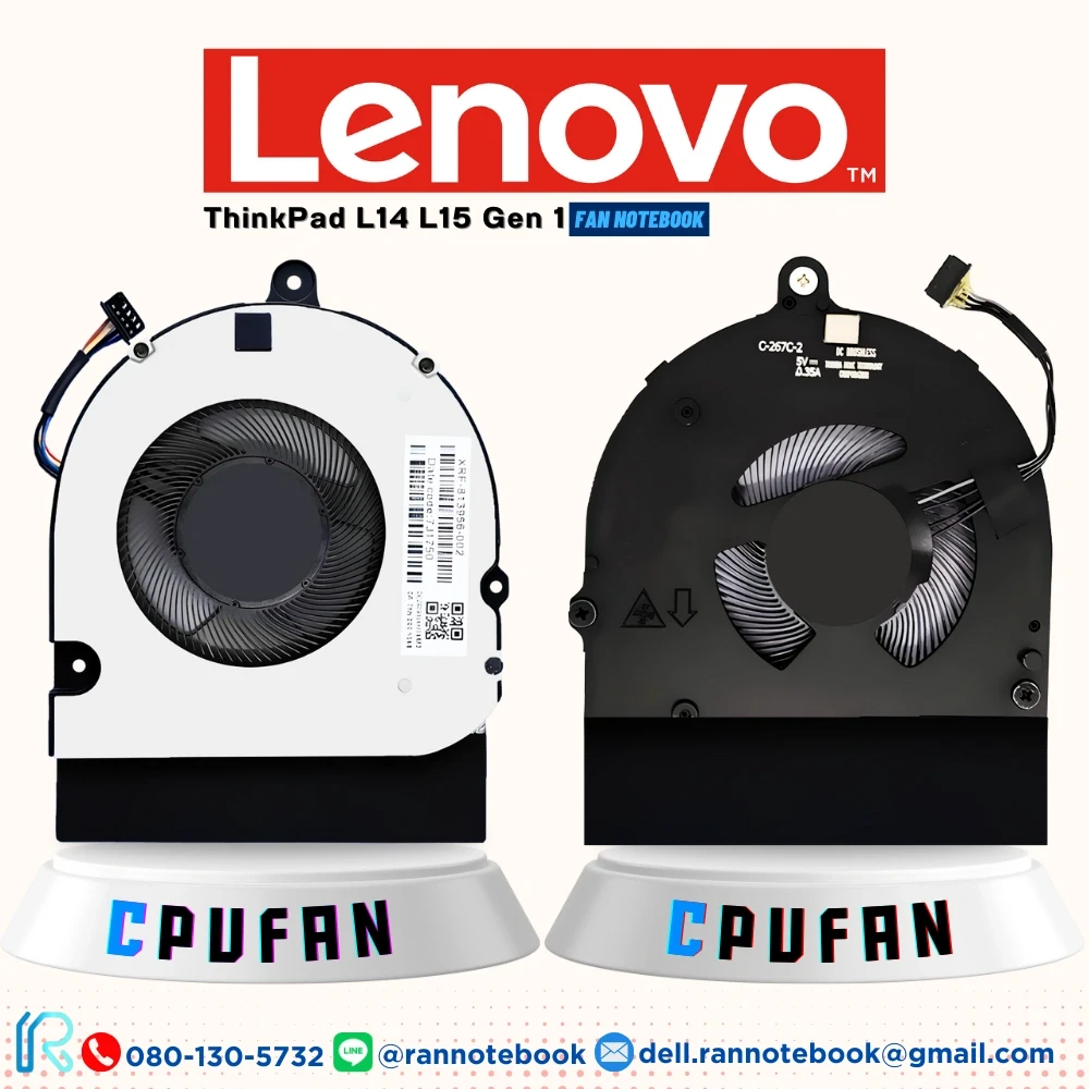 พัดลม Notebook Lenovo L14 L15 Gen 1 ThinkPad