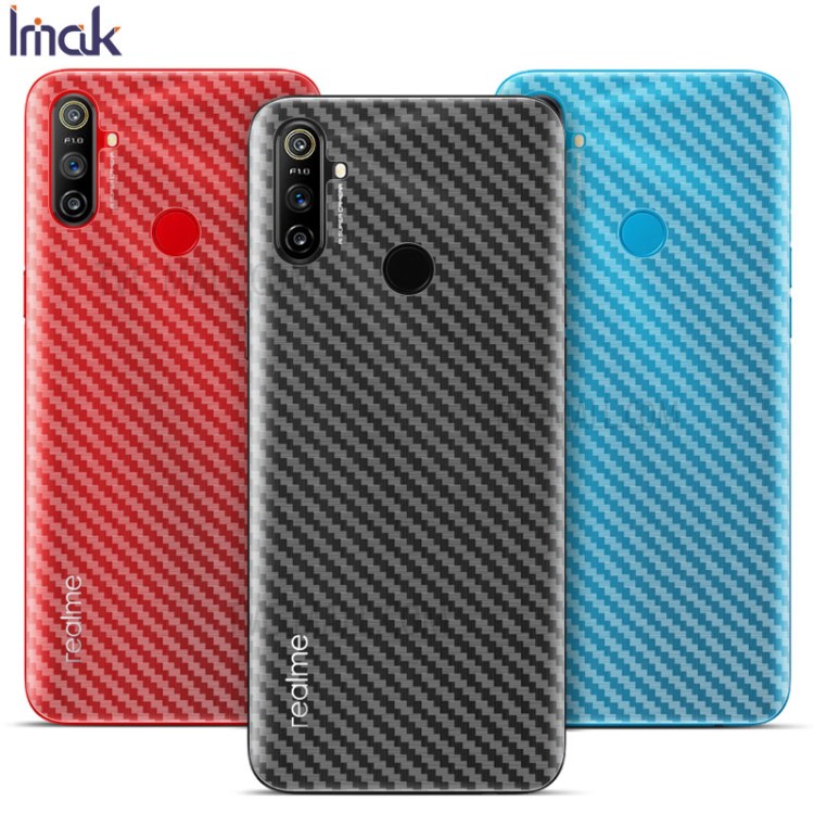 ฟิล์มกันรอย Realme C3 / Pre-Order * IMAK คาร์บอนไฟเบอร์ผิวป้องกันรอยขีดข่วนฟิล์มปกหลัง *