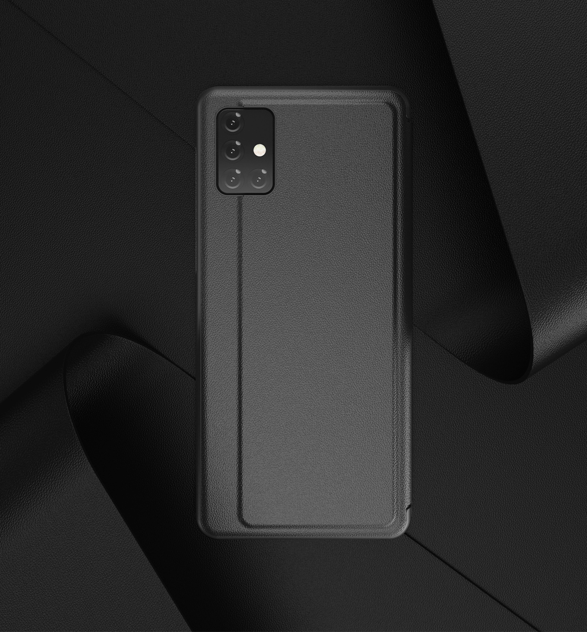 Case Samsung Galaxy A71 / Pre-order * ใหม่หน้าต่างดูยืนปกหนังสมาร์ท วัสดุที่มีคุณภาพการป้องกันเต็มรูปแบบและความรู้สึกสัมผัสที่ดี *