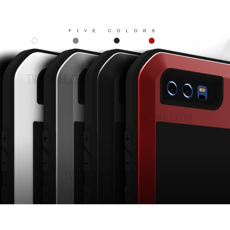 Case Huawei P10 / Pre-order * LOVE MEI วัสดุ: โลหะ + ซิลิโคน + แก้วหุ้มเกราะ *