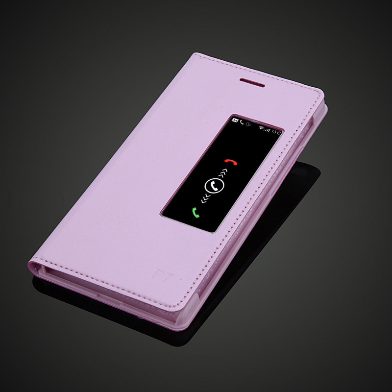 Case Huawei P7 / Pre-order * Original Smart flip cover มุมมองหน้าต่างพลาสติกใส*