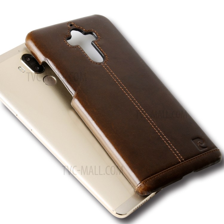 Case Huawei Mate 9 / Pre-order * Pierre Cardin พลาสติกคุณภาพสูงเคลือบด้วยหนังแท้เย็บที่เหนือกว่า *