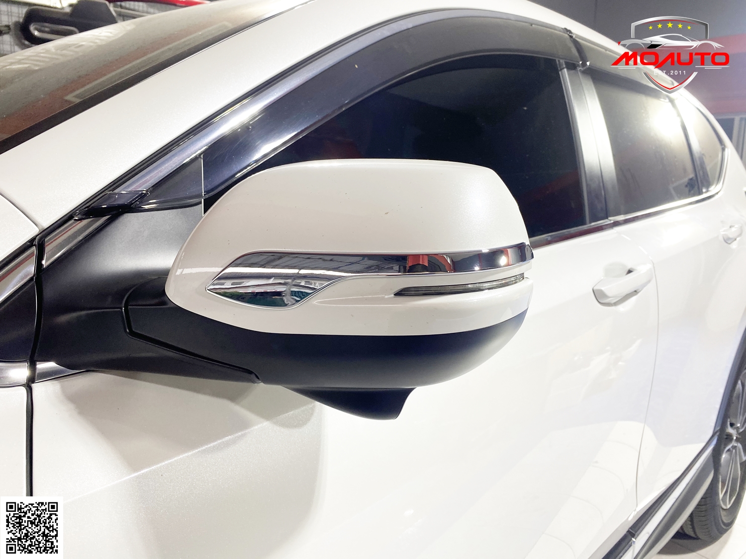 คิ้วฝาครอบกระจกมองข้าง CR-V G5