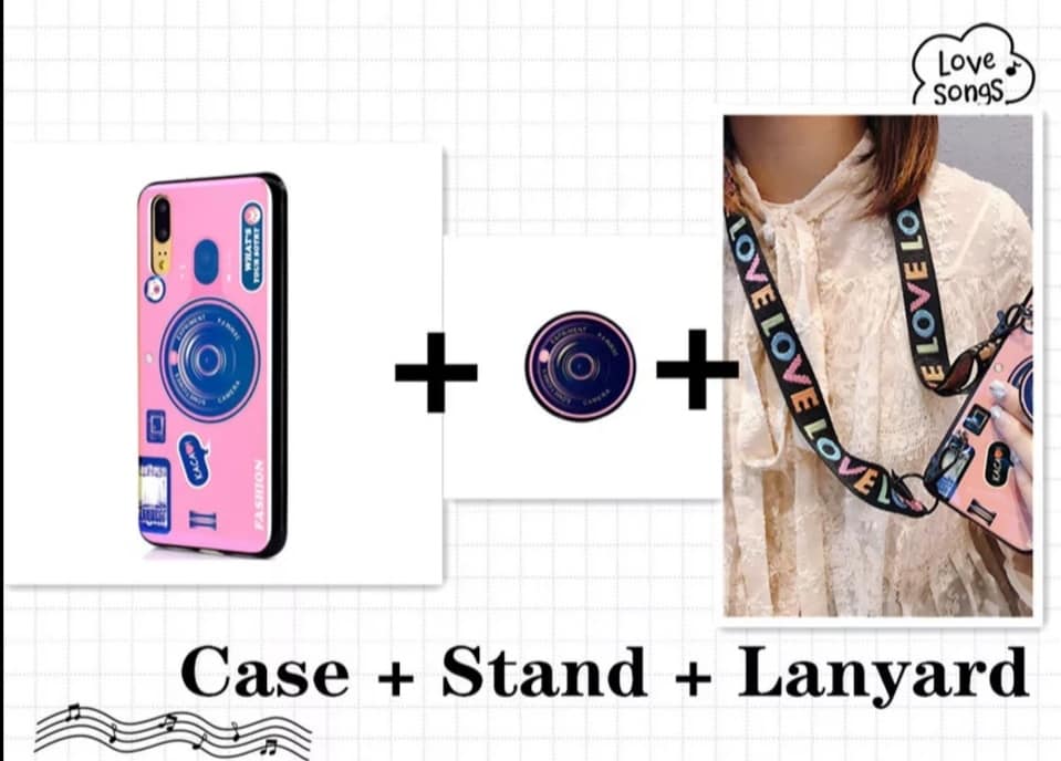 Case Huawei Y9 2019 / Pre-order * เคส blueray กล้องโทรศัพท์ + ขาตั้ง + สายสะพาย *