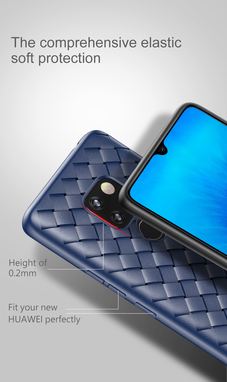 Case Huawei Mate 20 / Pre-order * BASEUS BV วัสดุ TPU จากเยอรมนี Bayer ทอเนื้อสัมผัสกับตาข่ายเพื่อกระจายความร้อน *