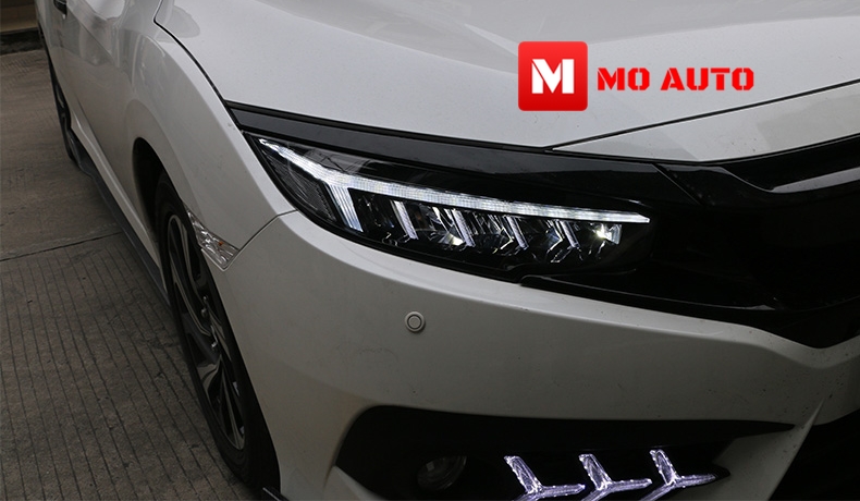 โคมไฟหน้า LED CIVIC FK ทรง Audi Style
