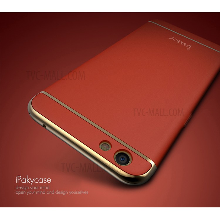 Case OPPO R9s / Pre-order * IPAKY 3-in-1 ชุปด้วยไฟฟ้า ใช้วัสดุพรีเมี่ยมโพลีคาร์บอเนต *