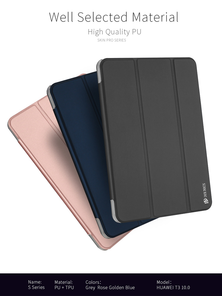 Case Huawei MediaPad T3 10 / Pre-order * DUX DUCIS ฟังก์ชั่นปลุกอัตโนมัติ / นอนหลับช่วยประหยัดพลังงาน *