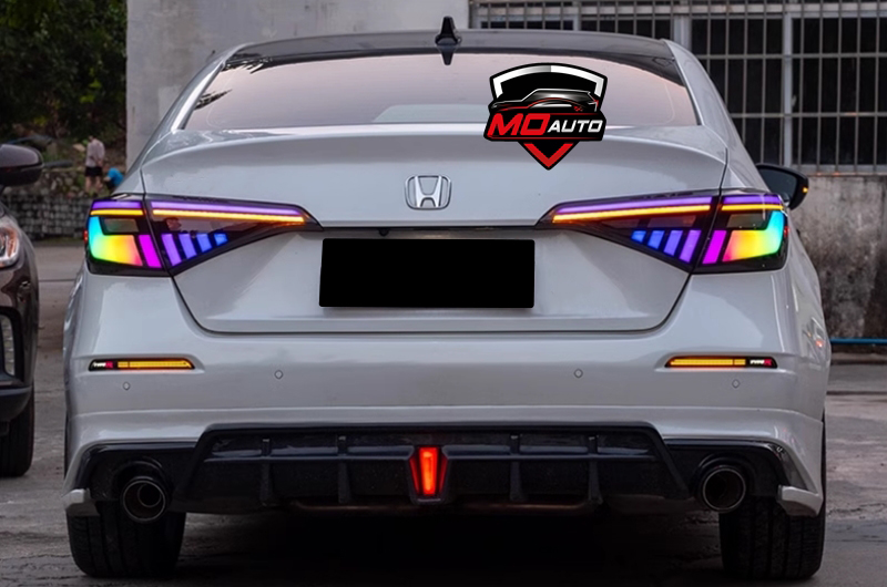 ไฟท้าย FULL LED CIVIC FE ทรง M1 RGB