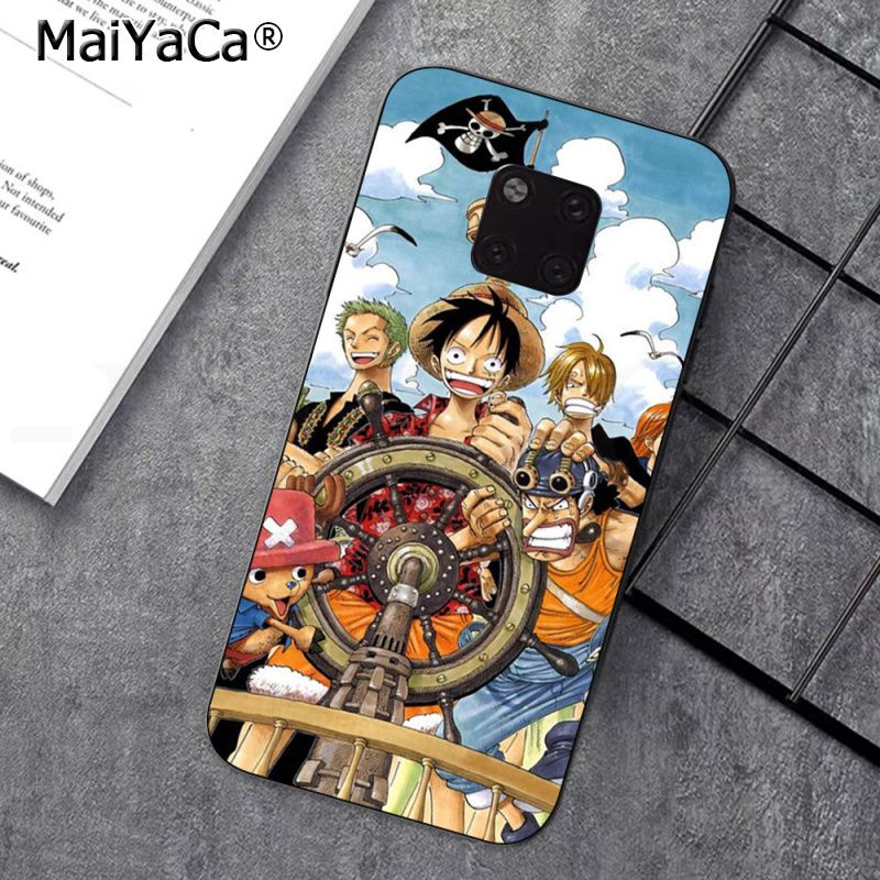 Case Huawei Mate 10 Pro / Pre-order * One piece เคส TPU นิ่มพื้นดำพิมพ์ลาย *