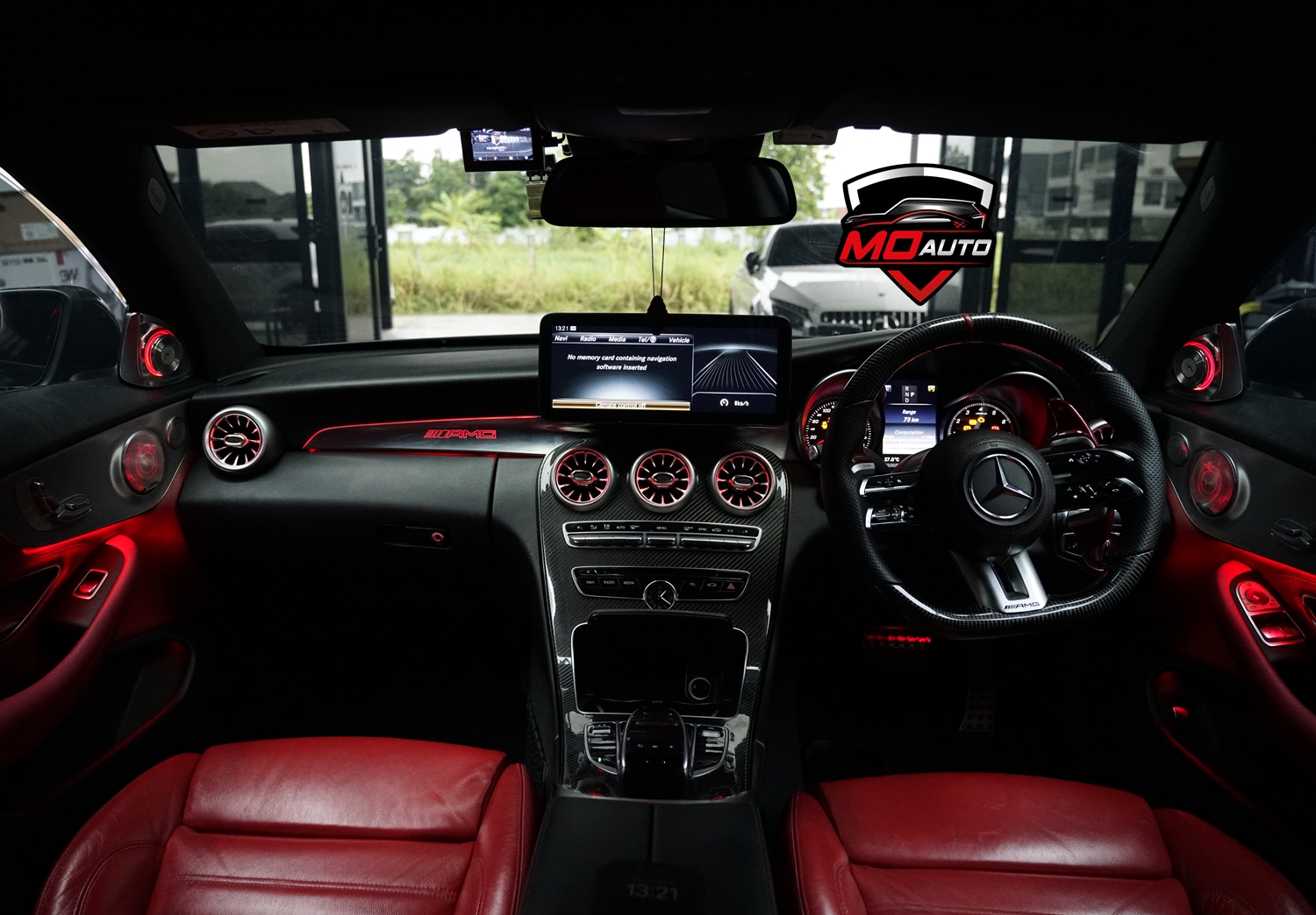 คอนโซลหน้า AMG 64สี - GLC C200 C250 W205