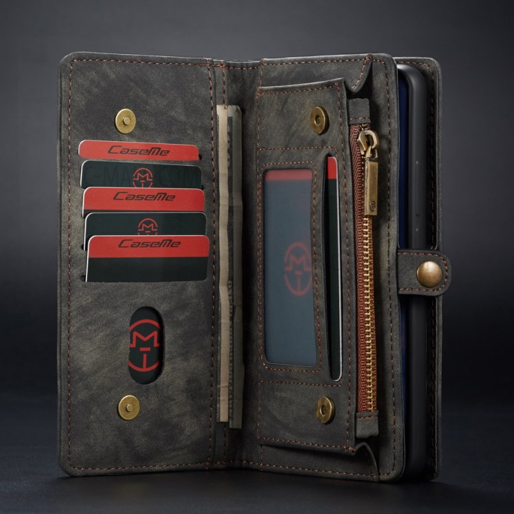 Case Huawei Mate 20 Pro / Pre-order * CASEME ปกหนังแยกกระเป๋าซิปอเนกประสงค์ 2-in-1 สไตล์ย้อนยุค *