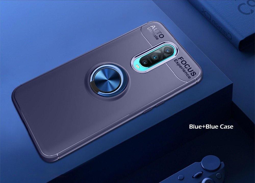 Case OPPO R17 Pro / Pre-Order * เคส TPU แหวนนิ้ว + ขาตั้ง (Built-in โลหะแผ่นแม่เหล็ก) *