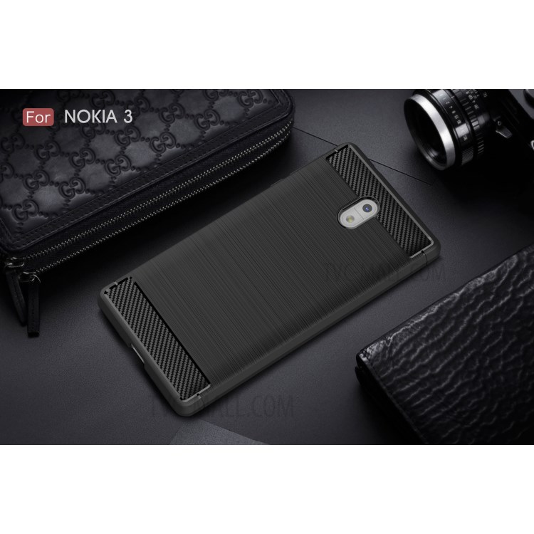 Case Nokia 3 / Pre-order * เคส TPU คาร์บอนไฟเบอร์ *