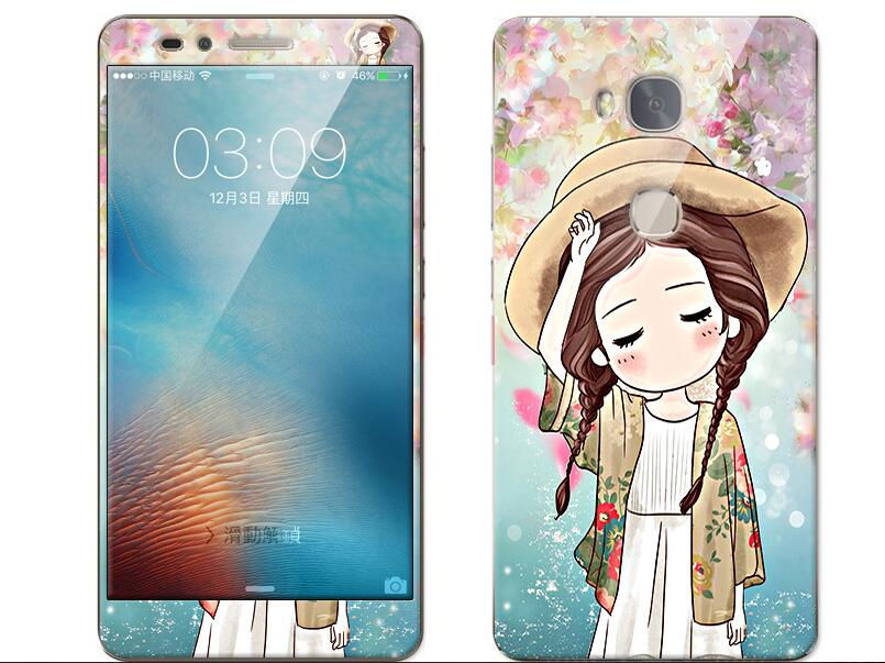 Case Huawei GR5 / Pre-orde * เคส TPU ลายการ์ตูนน่ารักๆ + กระจกนิรภัย *