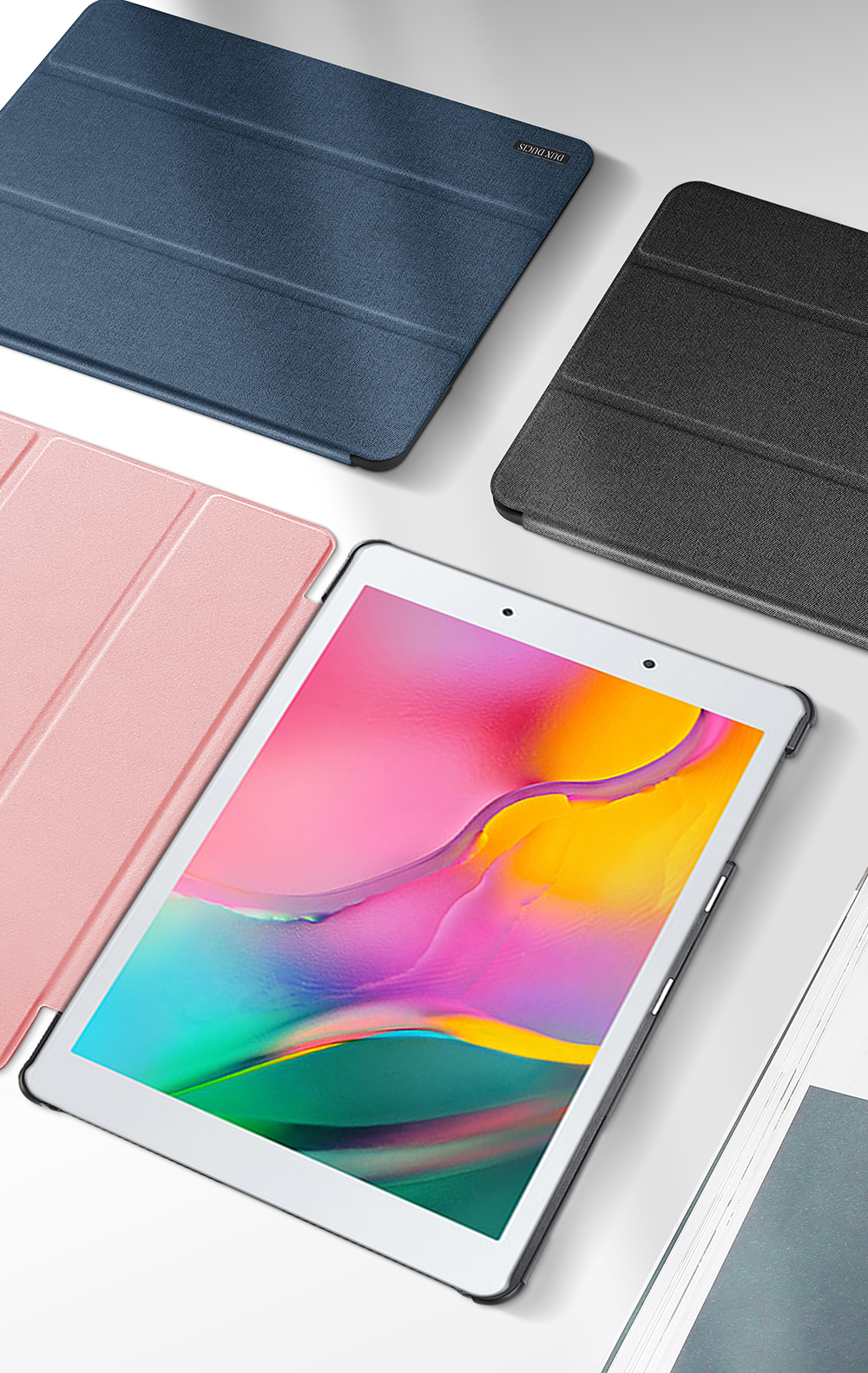 Case Samsung Galaxy Tab A 2019 / Pre-order * DUX DUCIS นี้มีสไตล์ธุรกิจที่เรียบง่ายและโครงสร้างตัวเครื่องที่บาง วัสดุหนัง PU *