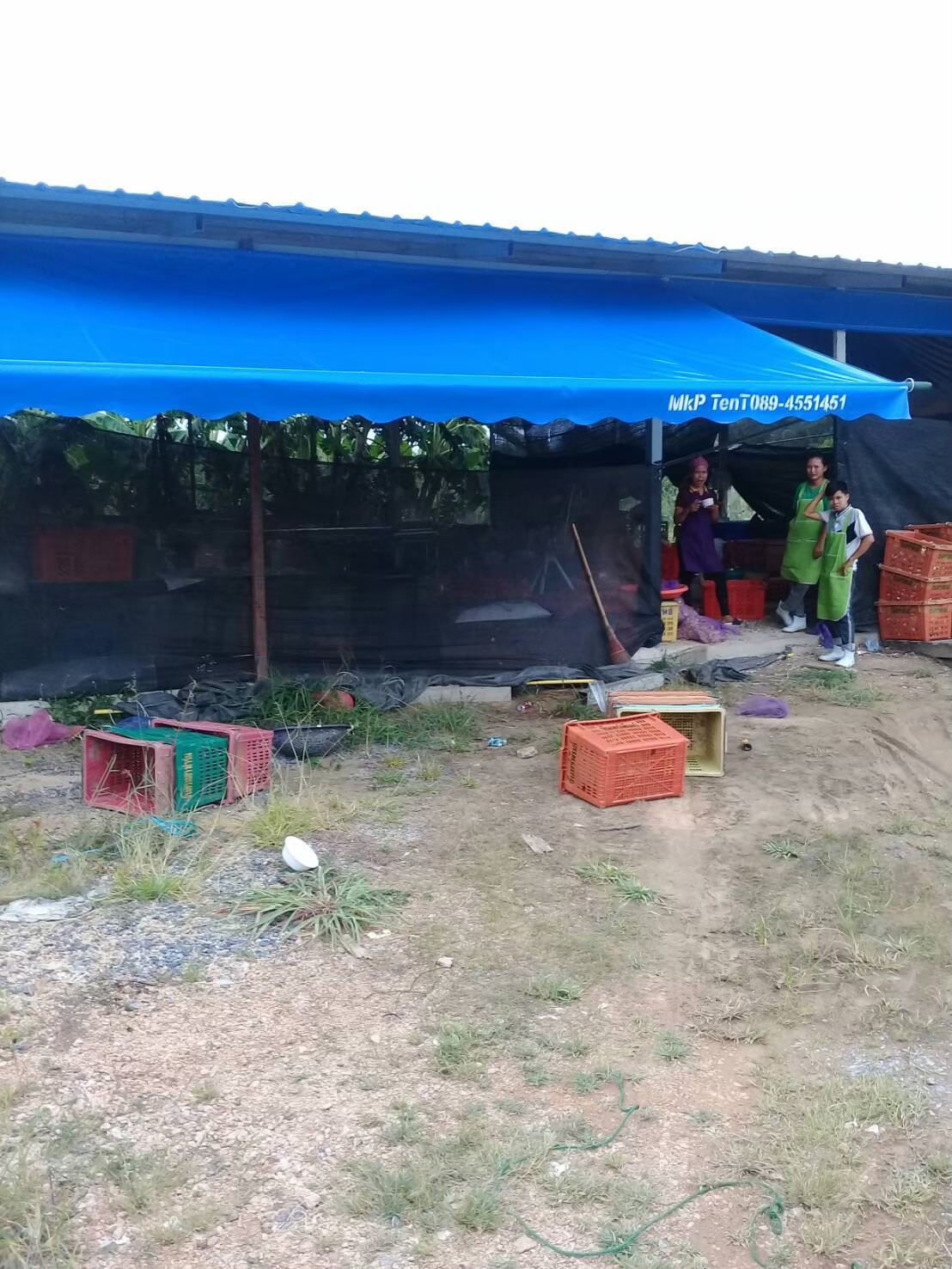 ผ้าใบชักรอก กว้าง 6เมตร สูง 5มตร (ไม่รวมเสาค้ำ) กันสาดผ้าใบ ชักรอกผ้าใบ ผ้าใบม้วนขึ้นลง ผ้าใบม้วนเก็บได้ ผ้าใบตลาดนัด มีทุกสี 6m x 5m