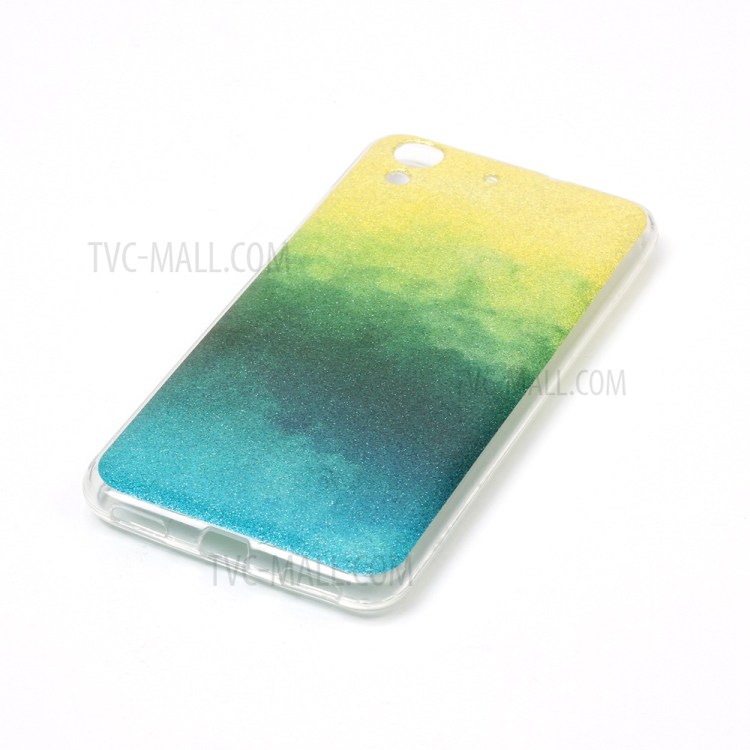 Case Huawei Y6ii / Pre-order * เคส TPU ซอฟท์ พื้นผิวมันวาวฝังตัวอยู่กับผงแวว *