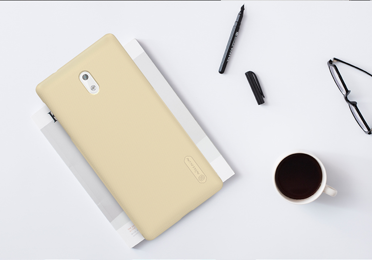Case Nokia 3 / Pre-order * NILLKIN Super Frosted Shield พลาสติกแข็ง ใช้วัสดุ PC ที่นำเข้าจากสิ่งแวดล้อม *