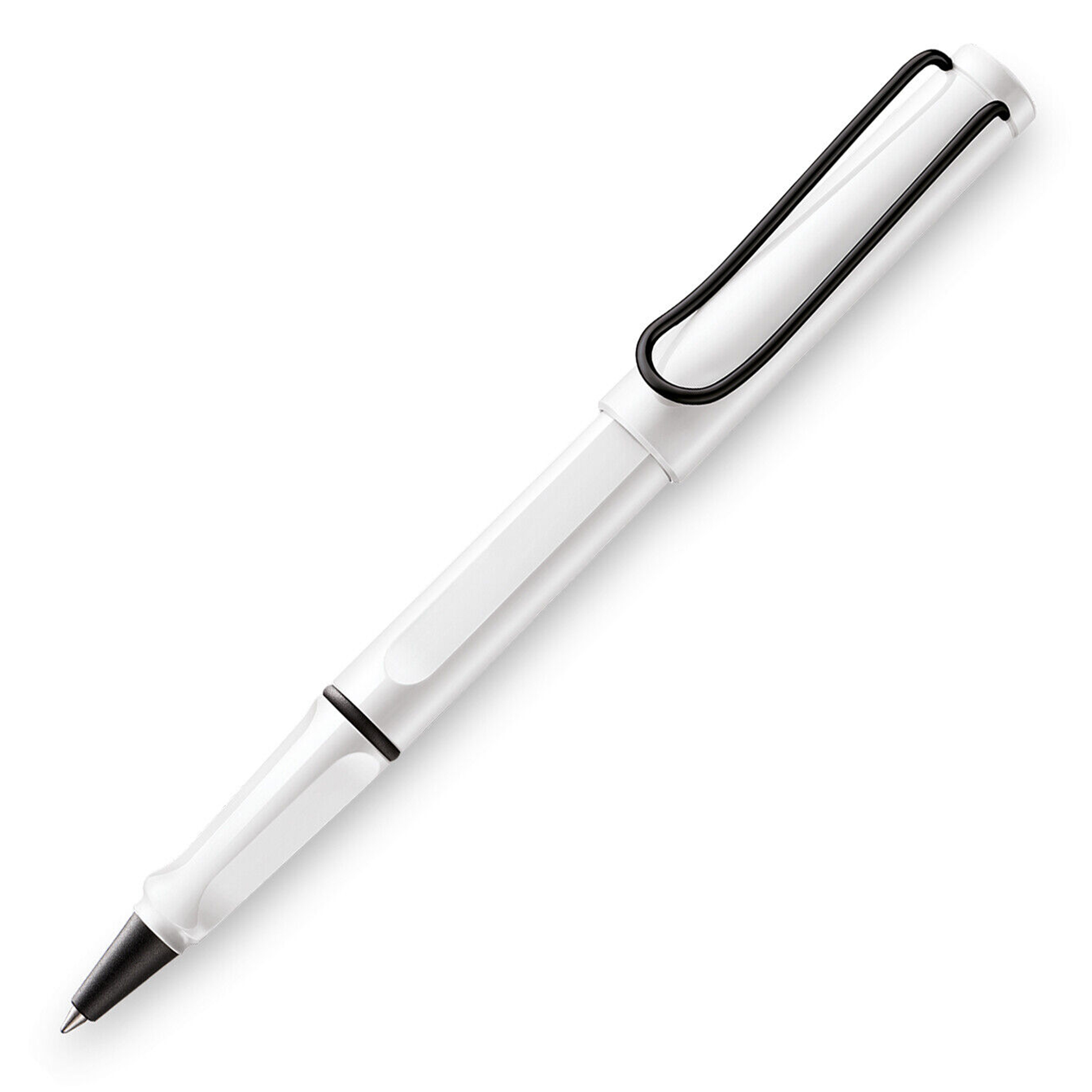 LAMY safari retro white & black rollerball pen