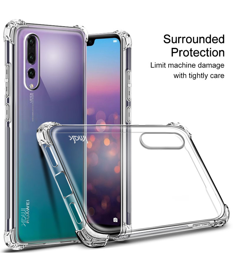 Case Huawei P20 Pro # Pre-order * IMAK กันกระแทก 4 มุม TPU Case + Screen Protector ฟิล์ม *