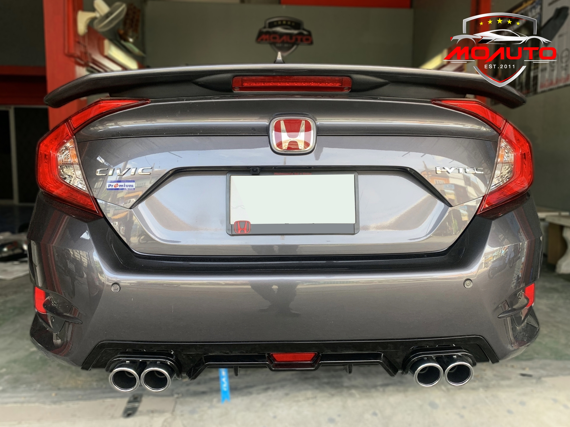 Diffuser ทรง Sport พร้อมปลายท่อหลอก CIVIC FC 2016-2021