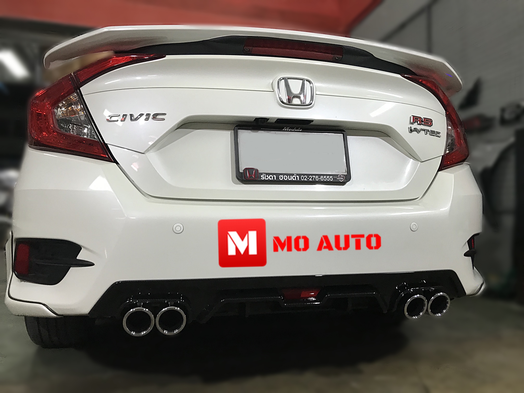 Diffuser ทรง Sport พร้อมปลายท่อหลอก CIVIC FC 2016-2021