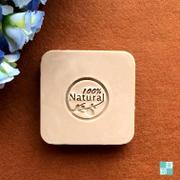 แสตมป์สบู่ รูป 100% Natural