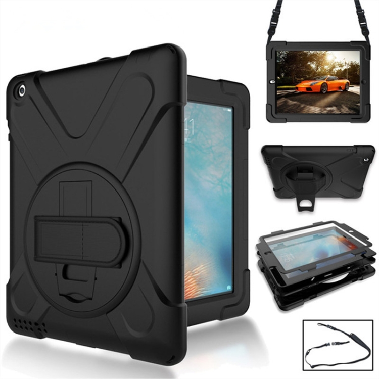 Case Apple iPad 2/3/4 # Pre-Order * เคสฝาครอบป้องกันซิลิโคนหมุนได้ 360 องศาพร้อมตัวยึดและสายคล้องมือและสายยาว *