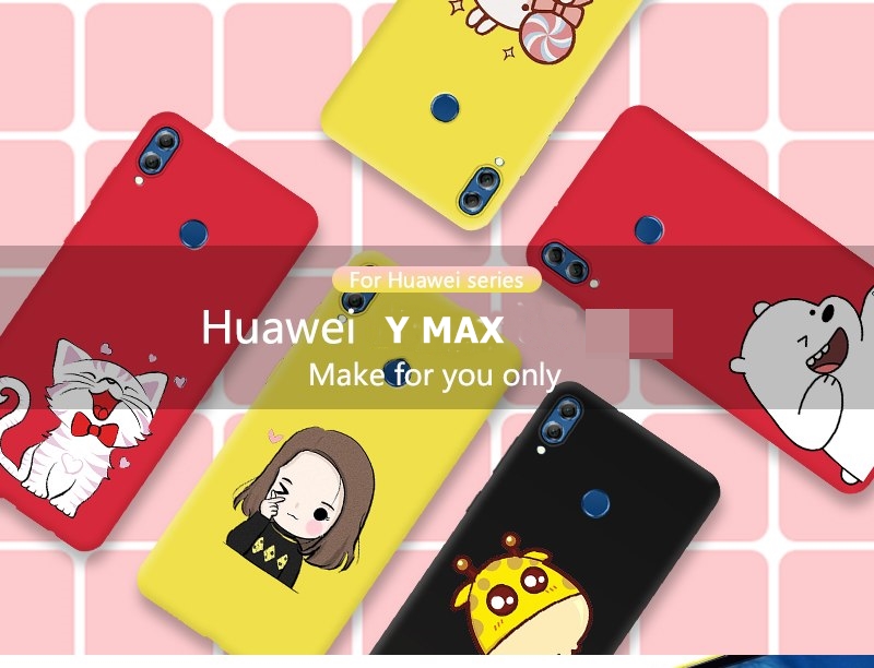 Case Huawei Y Max / Pre-Order * เคสซิลิโคนลายการ์ตูนน่ารักที่มีความยืดหยุ่นสูง *